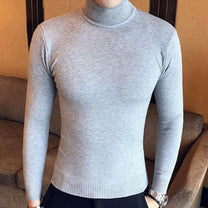 Men&#39;s Wool Turtleneck Sweater