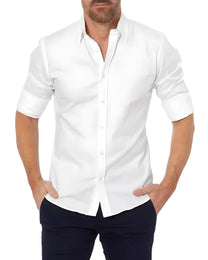 Men&#39;s Wrinkle-Free Zippered Shirt