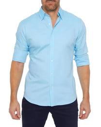 Men&#39;s Wrinkle-Free Zippered Shirt