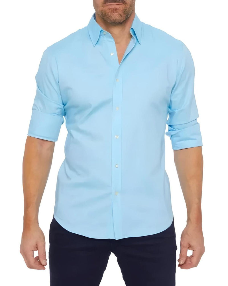 Men&#39;s Wrinkle-Free Zippered Shirt