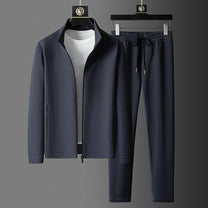 Men&#39;s Zip-Up Tracksuit Set With Joggers