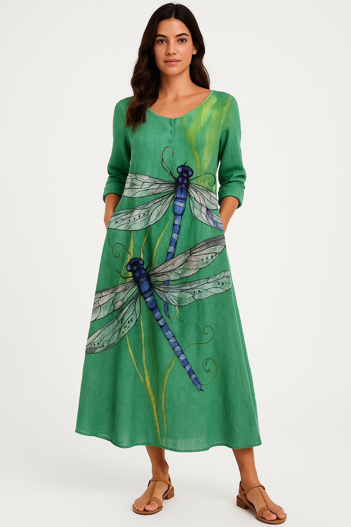 Midi Boho Dress