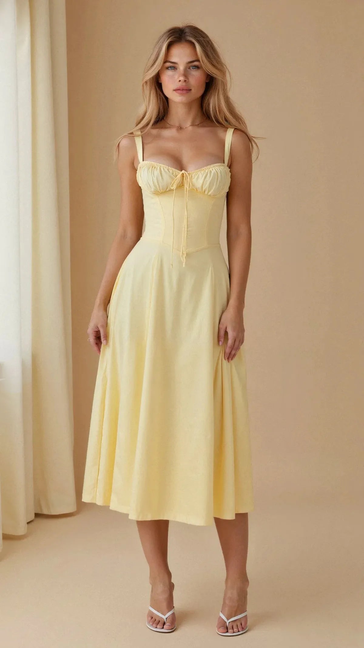 Midi Waist Dress