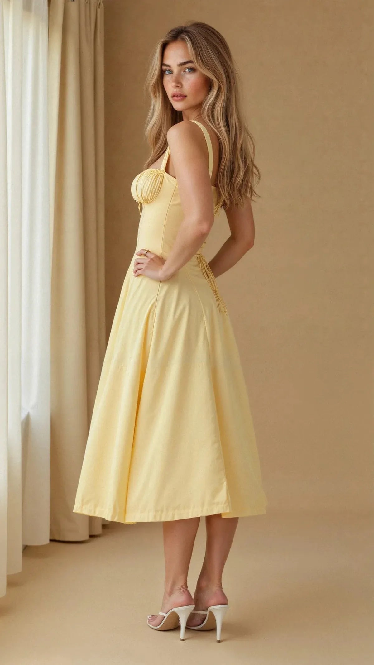 Midi Waist Dress