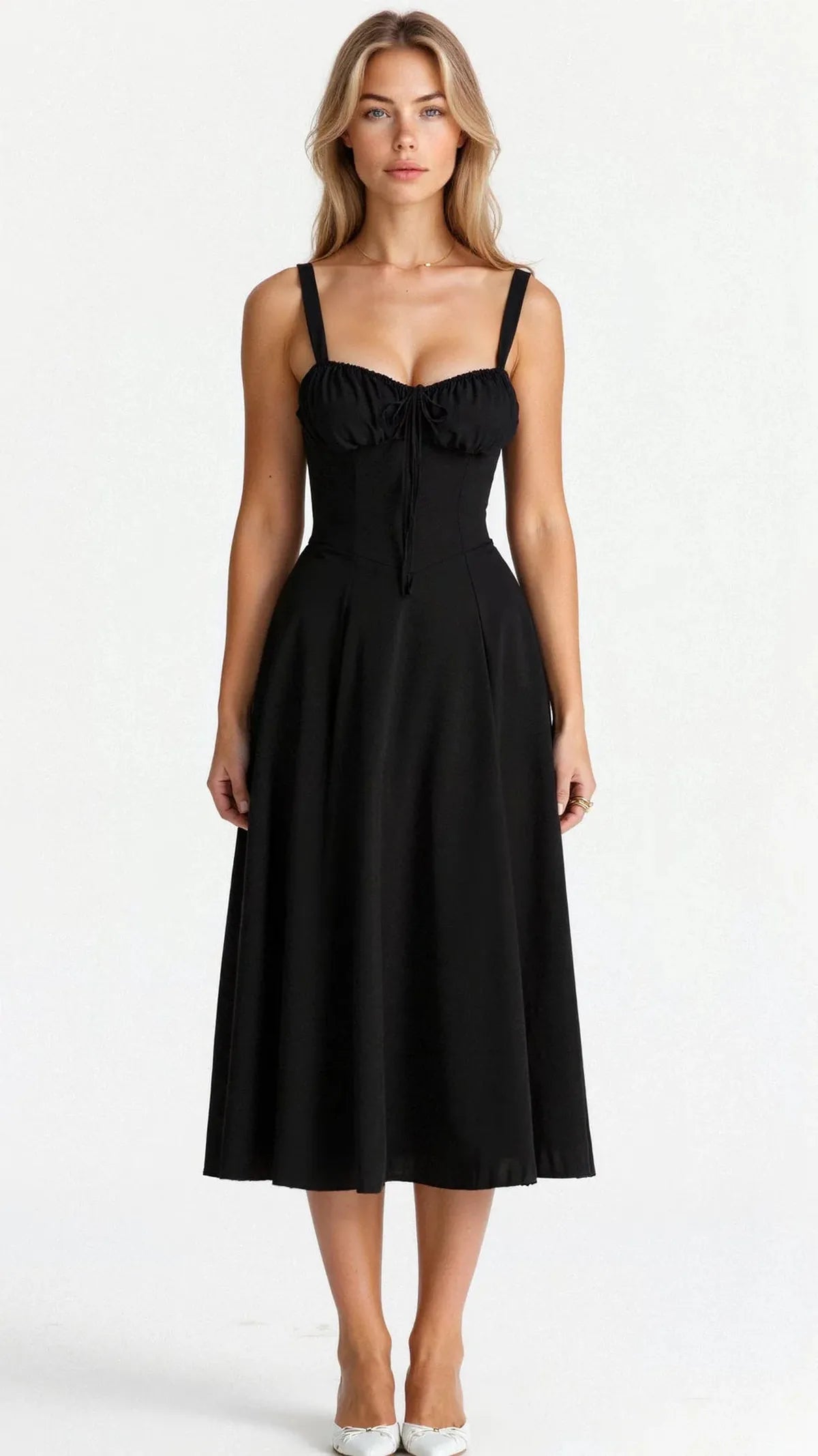 Midi Waist Dress