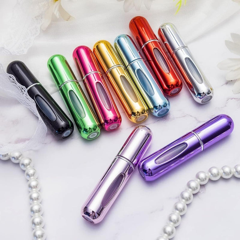 Mini Refillable Perfume Atomiser Bottles 5ml, 4-Pack