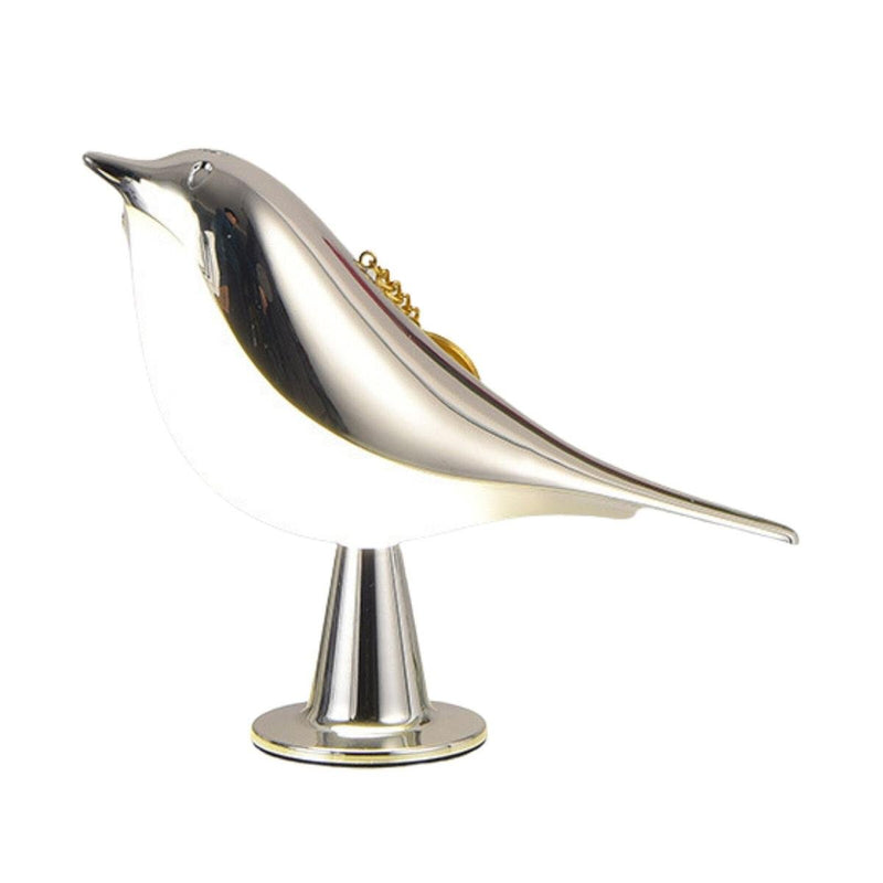 Minimalist Bird-Themed Table Lamp With LED Lighting