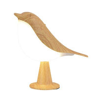 Minimalist Bird-Themed Table Lamp With LED Lighting