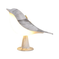 Minimalist Bird-Themed Table Lamp With LED Lighting