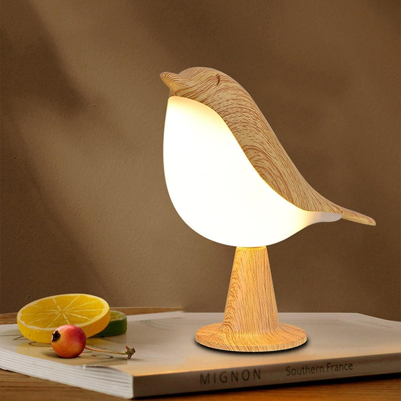 Minimalist Bird-Themed Table Lamp With LED Lighting