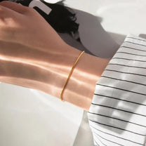 Minimalist Snake Clasp Bracelet