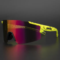 Mirrored Cycling Sunglasses With UV Protection