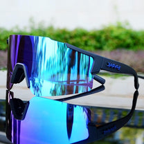 Mirrored Cycling Sunglasses With UV Protection