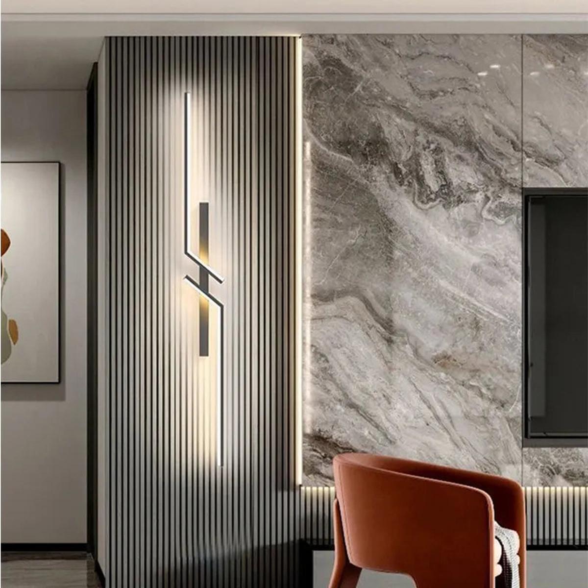 Modern Geometric Wall Lamp With LED Compatibility