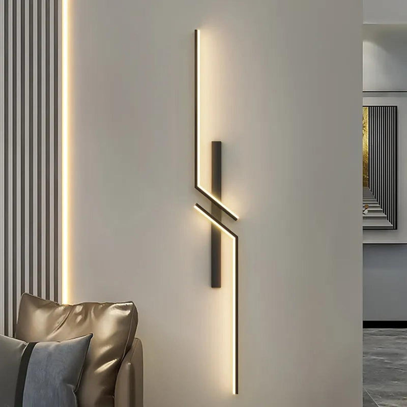 Modern Geometric Wall Lamp With LED Compatibility