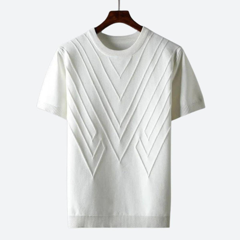Modern Luxury T-Shirt For Men - Soft Fabric, Minimalist Design, Versatile Fit