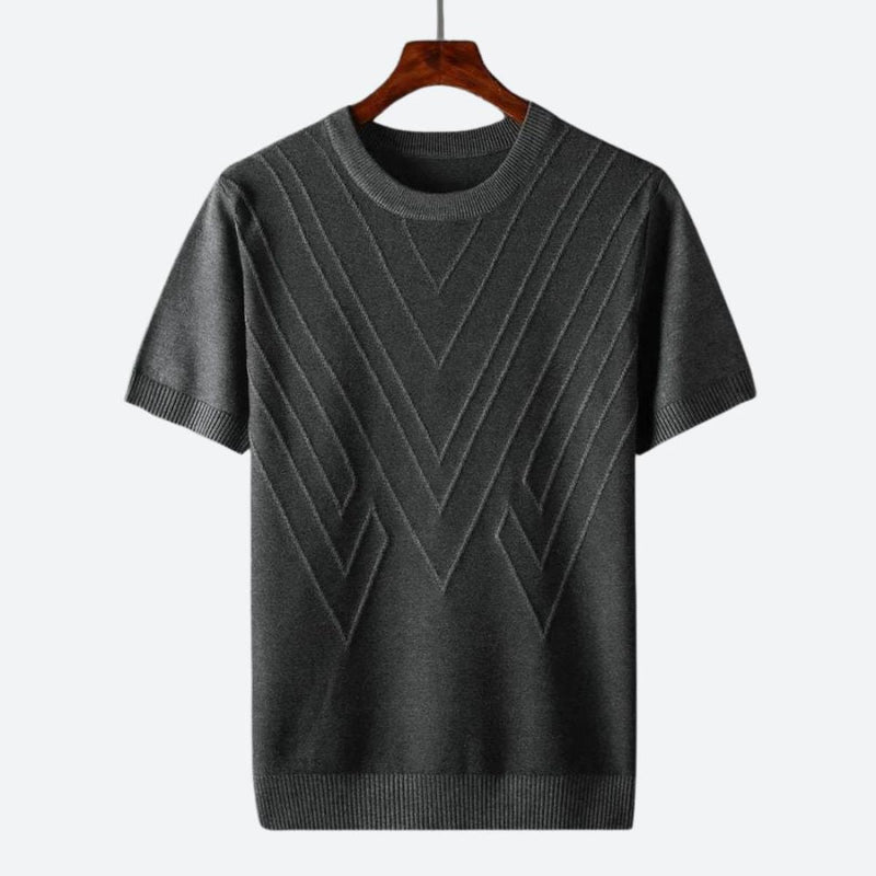 Modern Luxury T-Shirt For Men - Soft Fabric, Minimalist Design, Versatile Fit