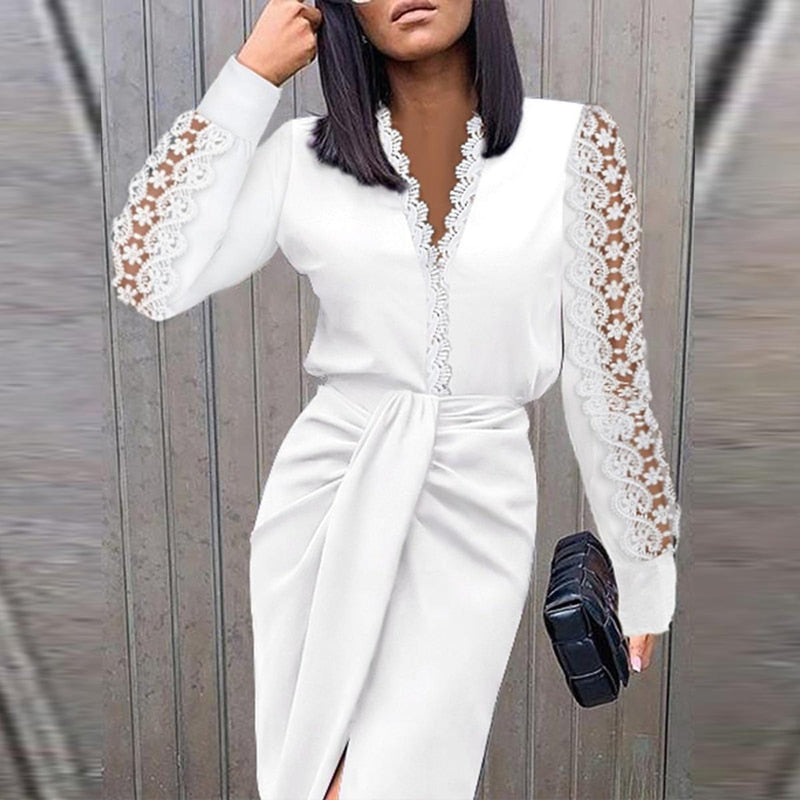 Modern Women&#39;s Chic Dress With Feminine Fit