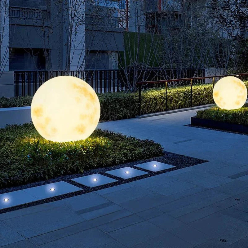 Moon-Inspired Outdoor LED Garden Lamp