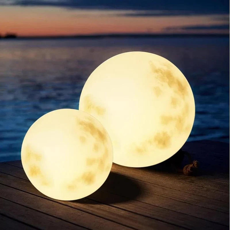 Moon-Inspired Outdoor LED Garden Lamp