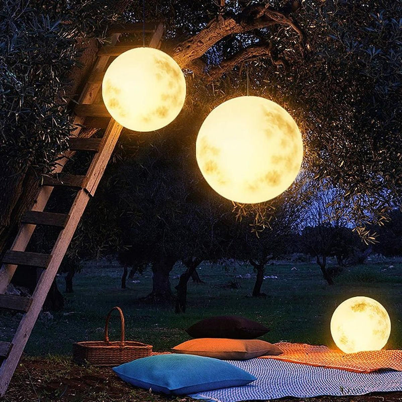 Moon-Inspired Outdoor LED Garden Lamp