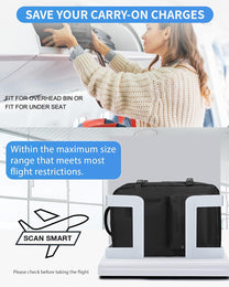 Multi-Compartment Laptop Bag With Adjustable Shoulder Strap