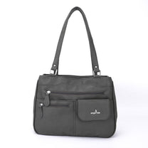 Multi-Compartment Women&#39;s Handbag With Adjustable Straps