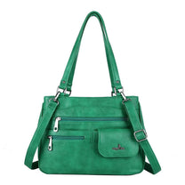 Multi-Compartment Women&#39;s Handbag With Adjustable Straps
