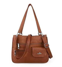 Multi-Compartment Women&#39;s Handbag With Adjustable Straps