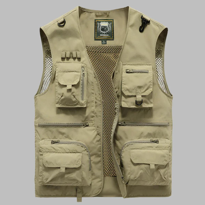 Multi-Pocket Lightweight Summer Vest