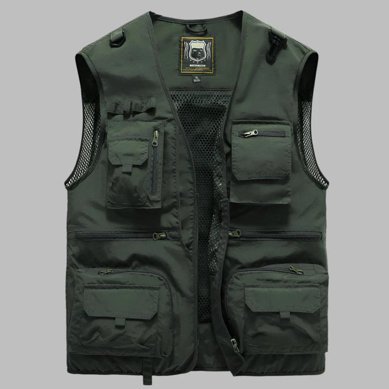 Multi-Pocket Lightweight Summer Vest