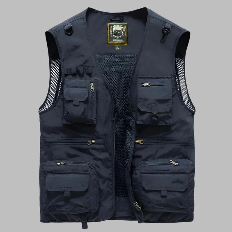Multi-Pocket Lightweight Summer Vest