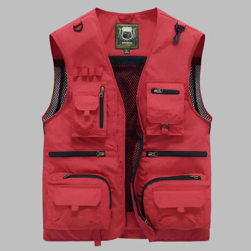 Multi-Pocket Lightweight Summer Vest