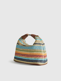 Multicolor Straw Handbag