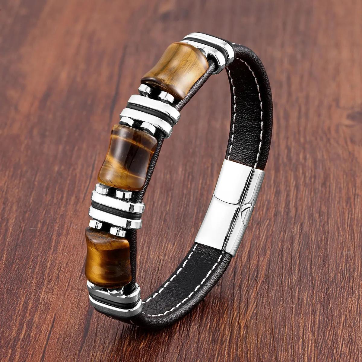 SILVER TIGER EYE / 9 inches