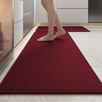 Non-Slip Washable Linen Kitchen Runner Rug