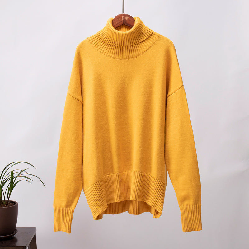 Luxurious Cashmere Roll Neck Jumper For Women