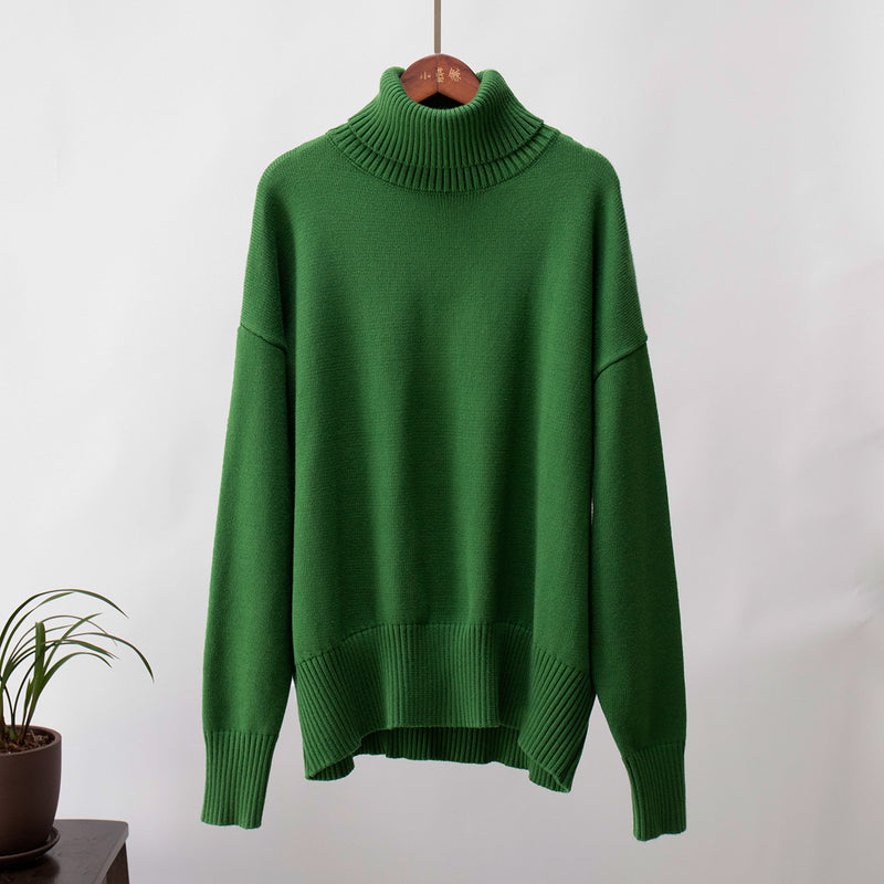 Luxurious Cashmere Roll Neck Jumper For Women