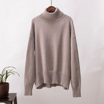 Luxurious Cashmere Roll Neck Jumper For Women