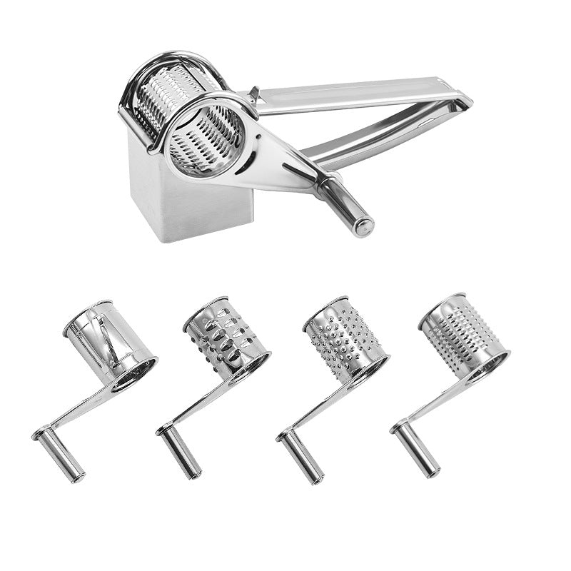 Rotary Cheese Grater Stainless Steel Multi-Functional Kitchen Tool