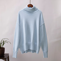 Luxurious Cashmere Roll Neck Jumper For Women