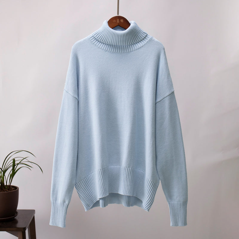 Luxurious Cashmere Roll Neck Jumper For Women