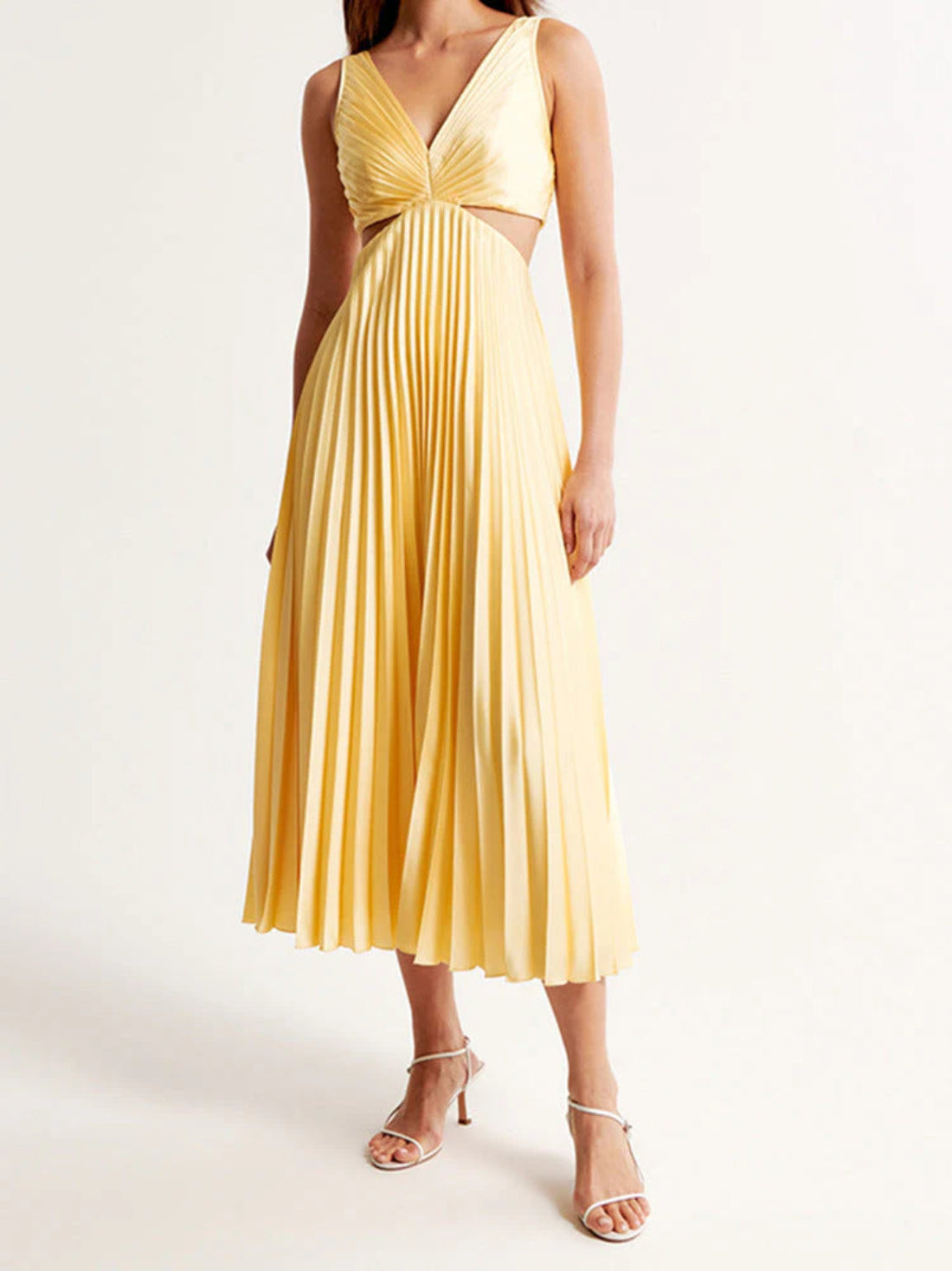Pleated Maxi Dress
