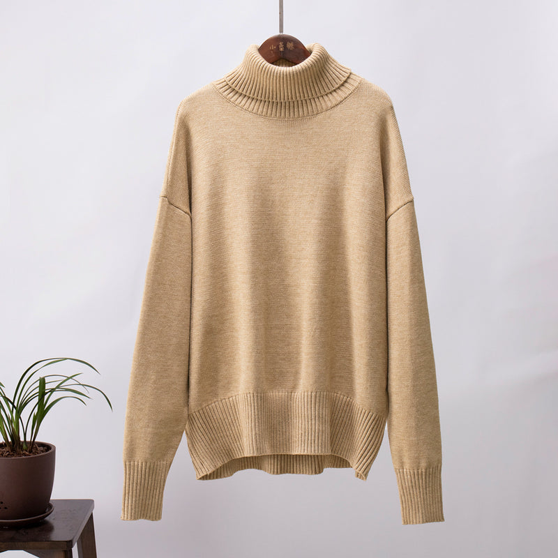 Luxurious Cashmere Roll Neck Jumper For Women