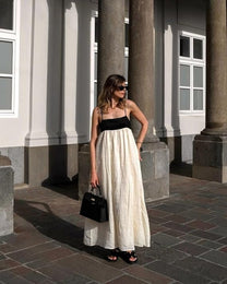 Open Back Pocket Maxi Dress