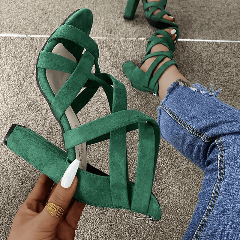Orthopaedic Suede Heels For Women