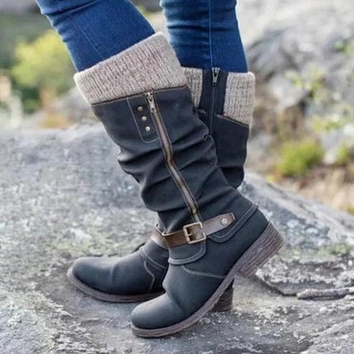 Orthopedic Boots With Non-Slip Rubber Soles