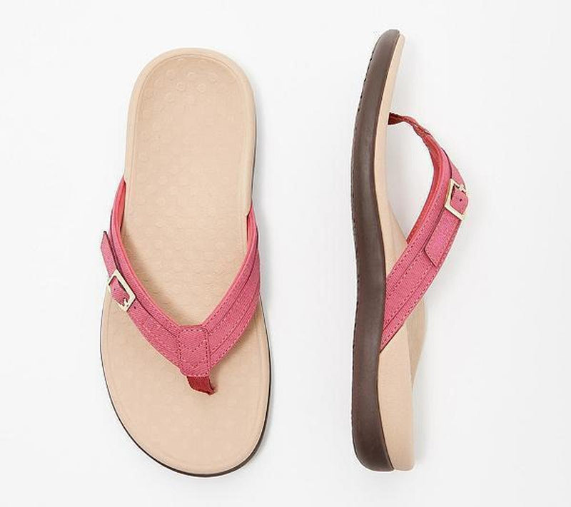 Orthopedic Flip-Flops With Contoured Footbed And Durable Sole