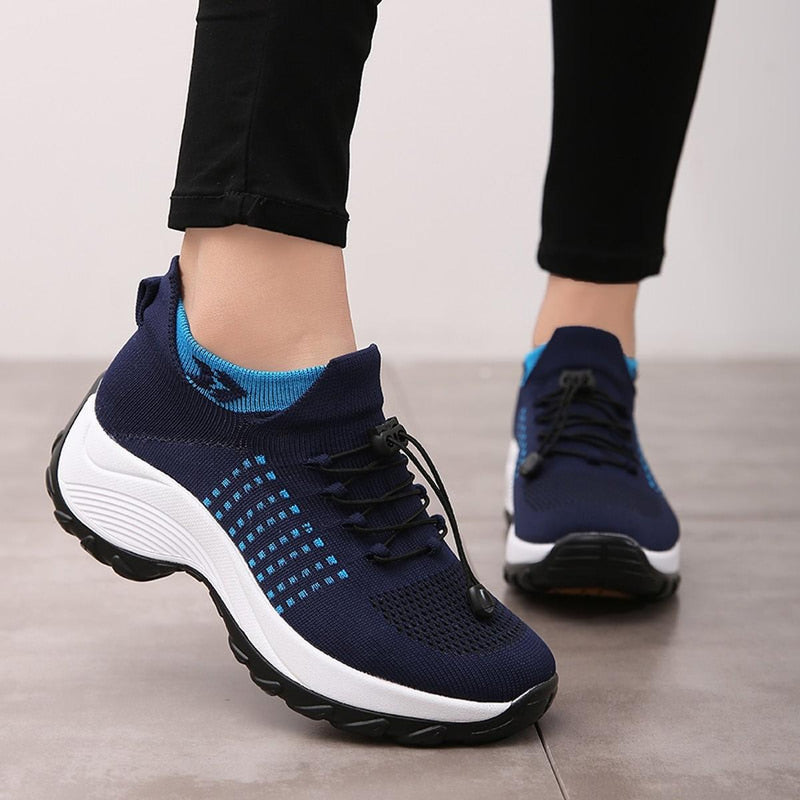 Orthopedic Footbed Sneakers With Enhanced Support