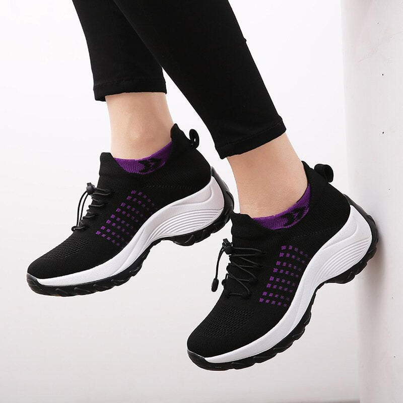 Orthopedic Footbed Sneakers With Enhanced Support